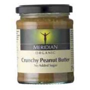 Meridian Crunchy Organic Peanut Butter - No Added Sugar 280g